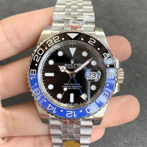 rolex gmt master ii batman clone|rolex gmt master 11 batman.